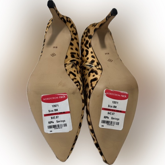 Halogen Ashlee Leopard Print Booties (Genuine Calf Hair)-Size 8 - Picture 5 of 10